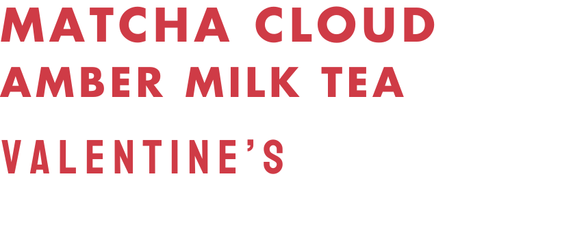 matcha cloud amber milk tea